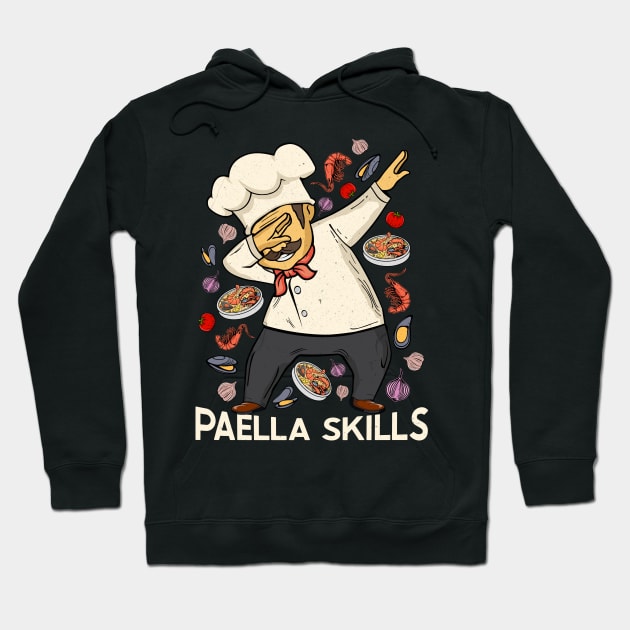 Paella Lover Men Spanish Chef Spanish Food Paella Hoodie by PomegranatePower